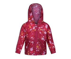 Regatta Unisex Peppa Pig Pack It Waterproof Shell Jacket, Veste Imperméable Mixte Enfant, BerryP/Autum,
