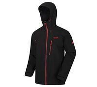 Regatta Veste de randonnée Technique à Capuche Birchdale Imperméable et Respirante Waterproof Shell Jacket Homme Black FR: 2XL (Taille Fabricant: XXL)