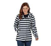 Regatta Veste Design avec imprimé BERTILLE Jackets Waterproof Shell Femme Navy Stripe FR : XXS (Taille Fabricant : 8)