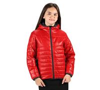 Regatta Veste Junior matelassée Isolante, légère, Déperlante et Compressible avec Capuche Stormforce Baffled/Quilted Jackets Enfant Classic Red FR: XS (Taille Fabricant: 3-4)