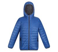 Regatta Veste Junior matelassée isolante, légère, Déperlante et Compressible avec capuche Stormforce Baffled/Quilted Jackets Enfant Royal Blue FR: S (Taille Fabricant: 5-6)