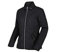 Regatta Veste matelassée Carita Isolante et Déperlante avec Doublure Chaude et Poches boutonnées Baffled/Quilted Jackets Femme Black FR: S (Taille Fabricant: 12)