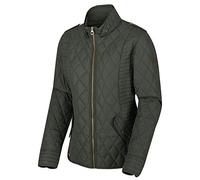 Regatta Veste matelassée Carita Isolante et Déperlante avec Doublure Chaude et Poches boutonnées Baffled/Quilted Jackets Femme Thyme Leaf FR: 2XL (Taille Fabricant: 20)