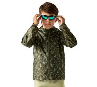 Veste impermÃ©able enfant Regatta Lever II Printed Vert 3/4 ans