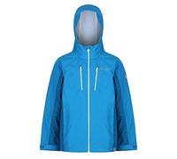 Regatta Veste protectrice Junior CALDERDALE Jackets Waterproof Shell Enfant Blue Aster/Petrol Blue FR : S (Taille Fabricant : 3-4)