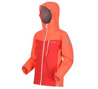 Regatta Veste protectrice Junior HIGHTON Jackets Waterproof Shell Enfant Fiery Coral/Coral Blush FR : 4XL (Taille Fabricant : 14 YR)