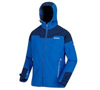Regatta Veste Softshell à Capuche Déperlante, Respirante et Coupe-Vent Hewitts V avec Zones Réfléchissantes Soft Shell Homme Oxford Blue/Prussian FR: S (Taille Fabricant: S)