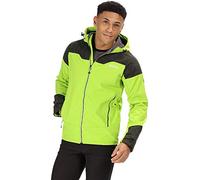 Regatta Veste Softshell à Capuche Déperlante, Respirante et Coupe-Vent Hewitts V avec Zones Réfléchissantes Soft Shell Homme Lime Green/Bayleaf FR: 2XL (Taille Fabricant: XXL)
