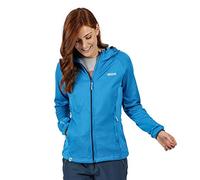 Regatta Veste Softshell à Capuche en Jacquard Helio Soft Shell Femme Blue Aster FR: XXS (Taille Fabricant: 8)
