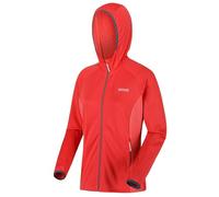 Regatta Veste Softshell à Capuche en Jacquard Helio Soft Shell Femme Red Sky FR: M (Taille Fabricant: 14)