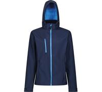 Regatta - Veste softshell à capuche "Venturer" pour homme PC4272 (2XL) (Bleu marine/bleu gris)