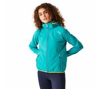Regatta Veste Softshell Bourda avec capuche et fermeture éclair intégrale pour femme, Bleu Tahoe (bleu marocain), 46