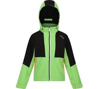 Regatta - Veste softshell "Haydenbury" pour enfants RG9090 (146-152) (Vert jasmin/noir)