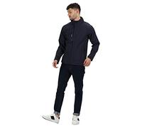 Regatta Veste Softshell Homme Membranée Imperméable et Respirante avec Capuche Pliable apex Soft Shell Homme Navy FR: M (Taille Fabricant: M)