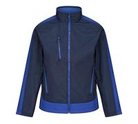 Regatta Veste Softshell Imprimable Homme Imperméable et Membranée Contrast Soft Shell Homme Navy/New Royal FR: XS (Taille Fabricant: XS)