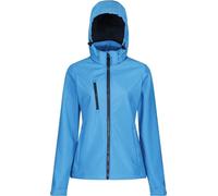 Regatta - Veste Softshell "Venturer", avec capuche pour femme PC4255 (42 FR) (Bleu gris/bleu marine)
