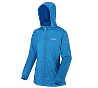 Regatta Veste Technique compactable Corinne IV Légère, Imperméable et Respirante avec Capuche Ajustable Jackets Waterproof Shell Femme Blue Aster FR: 4XL (Taille Fabricant: 24)
