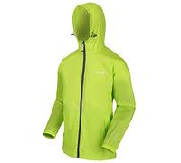 Regatta Veste Technique compactable Pack It III Imperméable, Respirante et Légère avec capuche fixe réglable Jackets Waterproof Shell Homme Electric Lime FR: XS (Taille Fabricant: XS)