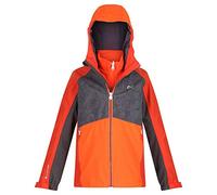Regatta Veste Technique Junior À Capuche 3 en 1 Hydrate IV Imperméable, Respirante et Déperlante avec Micropolaire Interne Veste Enfant