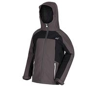 Regatta Veste Technique Junior à Capuche Aptitude IV imperméable, Respirante et Isolante Thermo-Guard Parka imperméable Enfant Magnet/Black FR : XS (Taille Fabricant : 116)