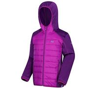 Regatta Veste Technique Junior KIELDER IV déperlante, légère et Isolante avec Partie Avant rembourrée + Capuche et Manches Stretch Veste Enfant Winberry/Vivid Viola FR : XXS (Taille Fabricant : 104)