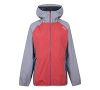 Regatta Veste Technique protectrice Imber III Imperméable et Respirante avec Capuche réglable Jackets Waterproof Shell Femme Red Sky/Dapple FR: XXS (Taille Fabricant: 8)