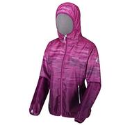 Regatta Veste Technique protectrice Leera IV Légère, Imperméable et Respirante avec Revêtement Design Jackets Waterproof Shell Femme Vivid Viola FR: L (Taille Fabricant: 16)