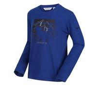 Regatta Wenbie T-Shirt Manches Longues Imprimé Junior en Coton Coolweave Respirant T-Shirts/Polos/Vests Enfant Bright Royal FR: M (Taille Fabricant: 5-6)