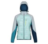 Regatta Women's Andreson Jacket Manteau à Capuche Pro Hybrid léger avec Fermeture éclair intégrale pour Femme, Aqua décoloré/Bleu Tahoe, 42