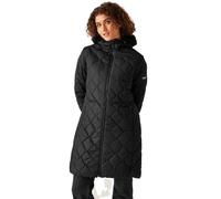 Regatta Womens Fritha III Longline Full Zip Padded Jacket Parka rembourrée, Noir, 40 Femme