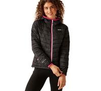 Regatta Women's Hooded Jacket Manteau matelassé à Capuche pour Femme Hillpack II, Black(PPotn), 36