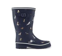 Regatta Womens Mid Length Wellie Bottes en Caoutchouc Amelia mi-Longues pour Femme, Navy Dogs, 37 EU