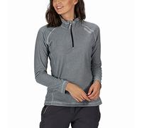 Regatta Womens Montes Lightweight Half Zip Mini Stripe Micro Fleece , Gris (Dark Ltsteel), 38 EU / 40 FR