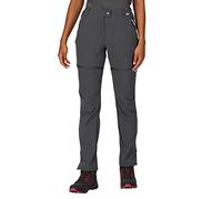 Regatta Women's Mountain Zip Off Walking Trousers Pantalons, Seal Grey, 46 Femme