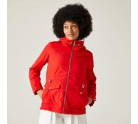 Regatta Women's Navassa Isotex 10000 Windproof Hooded Full Zip Waterproof Jacket Risque élevé Rouge 10 (S) Female