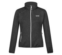 Regatta Women's Newhill Full Zip Fleece Jacket Veste Polaire, Sceau Gris Noir, 40 Femme