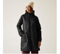 Regatta Womens Romine Ii Waterproof Hooded Long Sleeve Insulated Puffer Jacket Noir 12 (M) Female