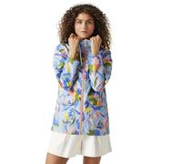 Regatta Women's Waterproof Jacket Manteau de Pluie à Capuche entièrement zippé Bayletta pour Femme, Abstract Floral Print, 40