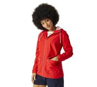 Regatta Women's Waterproof Jacket Manteau de Pluie à Capuche entièrement zippé Bayletta pour Femme, HighRiskRed, 44
