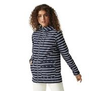 Regatta Women's Waterproof Jacket Manteau de Pluie à Capuche entièrement zippé Bayletta pour Femme, Navy/WhitStr, 40