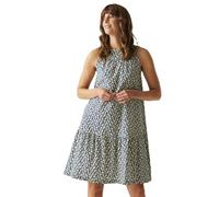 Regatta X Orla Kiely Robe d'été II pour femme, Fleur de Jasmin Bleu, 42