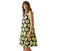 Regatta X Orla Kiely Robe d'été II pour femme, Fleur tournante noire, 48