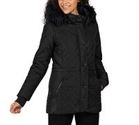 Regatta Zella Veste matelassée Femme avec Doublure Isolante et Capuche détachable Baffled/Quilted Jackets Femme Black FR: XS (Taille Fabricant: 10)