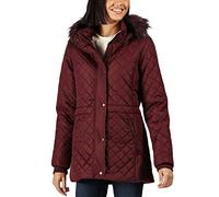 Regatta Zella Veste matelassée Femme avec Doublure Isolante et Capuche détachable Baffled/Quilted Jackets Femme Dark Burgundy FR: L (Taille Fabricant: 16)