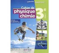 Regaud/Vento Physique Chimie 3e 2021 Cahier de l'élève Didier Sbroggio (Auteur), Gérard Vidal (Auteur), Denis Regaud (Auteur), Sophie Moustier (Auteur), Fabrice Grimaud (Auteur), Nancy Garrabos (Auteu