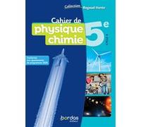 Regaud/Vento Physique Chimie 5e 2021 Cahier de l'élève Denis Regaud (Auteur), Sophie Moustier (Auteur), Didier Sbroggio (Auteur), Gérard Vidal (Auteur), Aurélie Bélanger (Auteur), Thomas Castelas (Aut