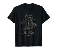 Regencycore Waltz, Danse Romantique de Salon, Couple Vintage T-Shirt