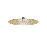 Regendouchekop rond 30 cm roestvrij staal goudkleurig147705