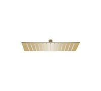 vidaXL Pomme de douche pluie Acier inoxydable 30x30 cm Carrée Doré