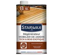 STARWAX Régénérateur Teck et Bois Exotiques pour Mobilier de Jardin - 500 ML - Idéal pour Raviver la Teinte Dorée Devenu Terne avec Le Temps